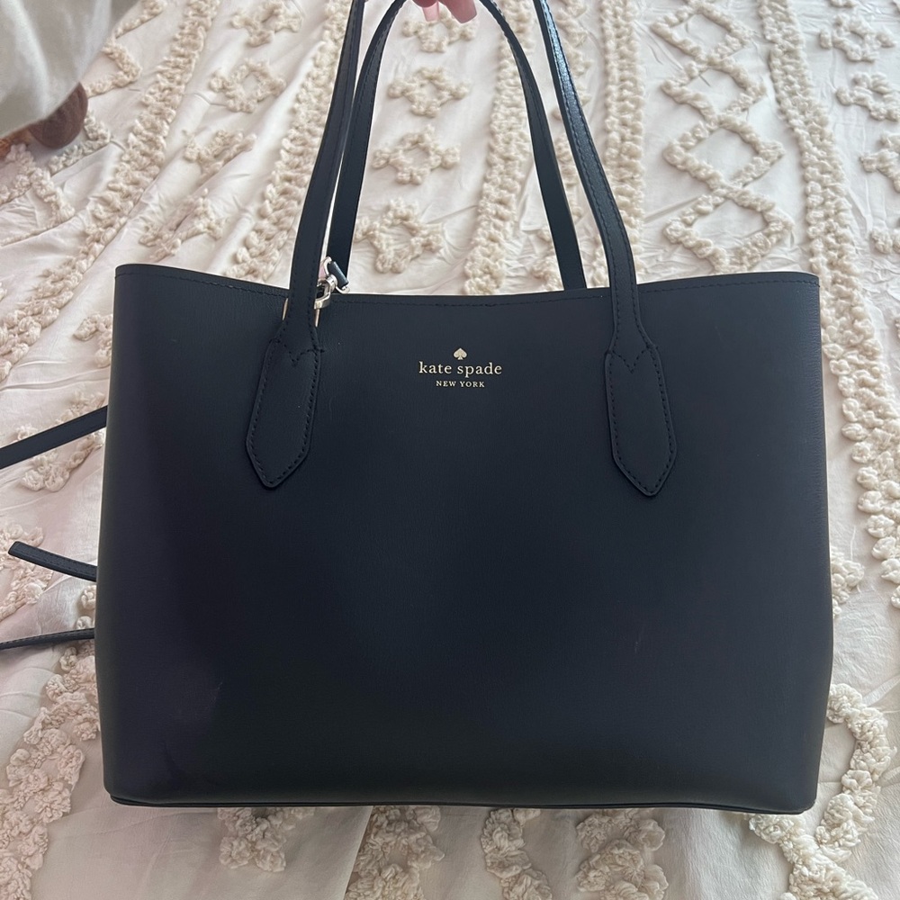 Gently used black Kate Spade purse